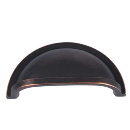 Hd Belwith 3 in. Center Cup Pull- Vintage Bronze BWP3055 VB